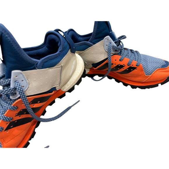 Adidas Response Trail Boost Mens BB1657 Orange Blue Sneakers Shoes Size 7.5 main image 15